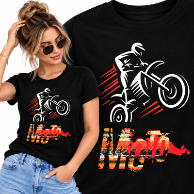 KOSZULKA ŚMIESZNA  DAMSKA SAMURAI RIDE